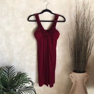 Wine Red - Evening Gown, Formal Attire, Dress